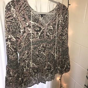American Eagle printed blouse
